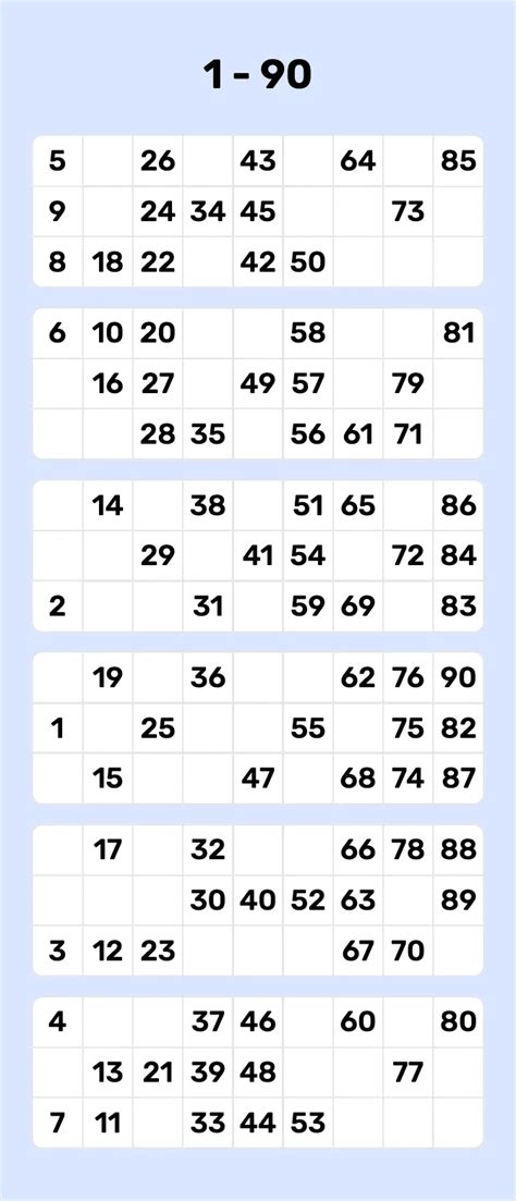 Bingo Odds – 90.